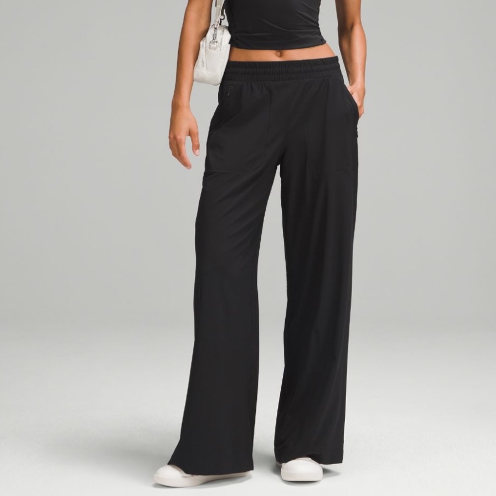 ❤️ Lululemon Swift Wide-Leg Mid-Rise Pant *Full Length Black Size 4 NWT